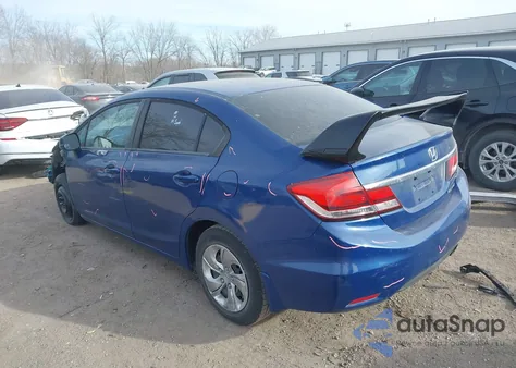 2013 Honda Civic Lx from USA, damaged, VIN 19XFB2F50DE208699